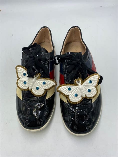 gucci falacer butterfly shoes.